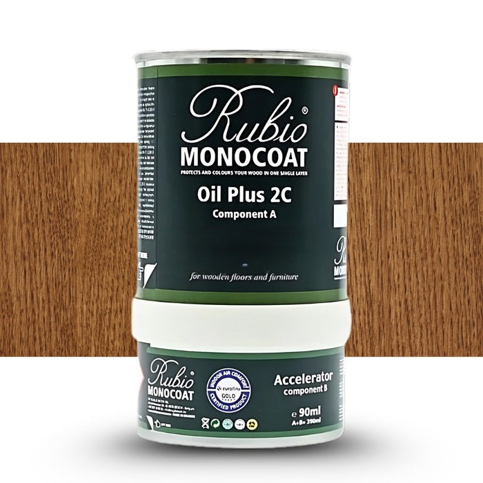 RUBIO MONOCOAT OIL + 2C - SET HAZELNUT 390ml 13-20 m²