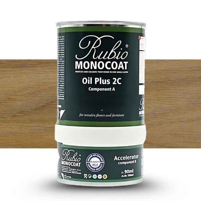RUBIO MONOCOAT OIL + 2C - SET OYSTER 390ml 13-20 m²