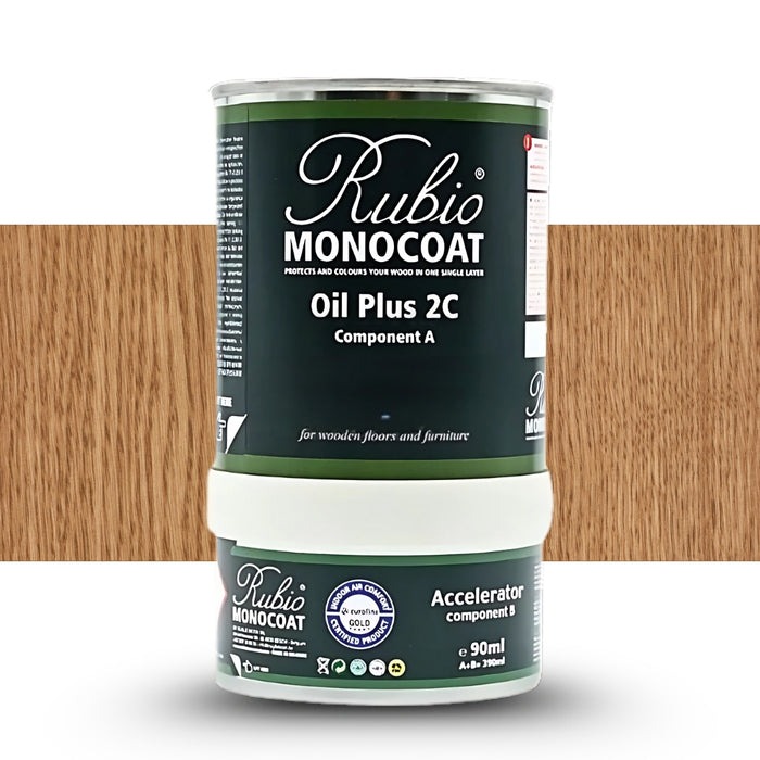 RUBIO MONOCOAT OIL + 2C - SET LIGHT ROAST 390ml 13-20 m²