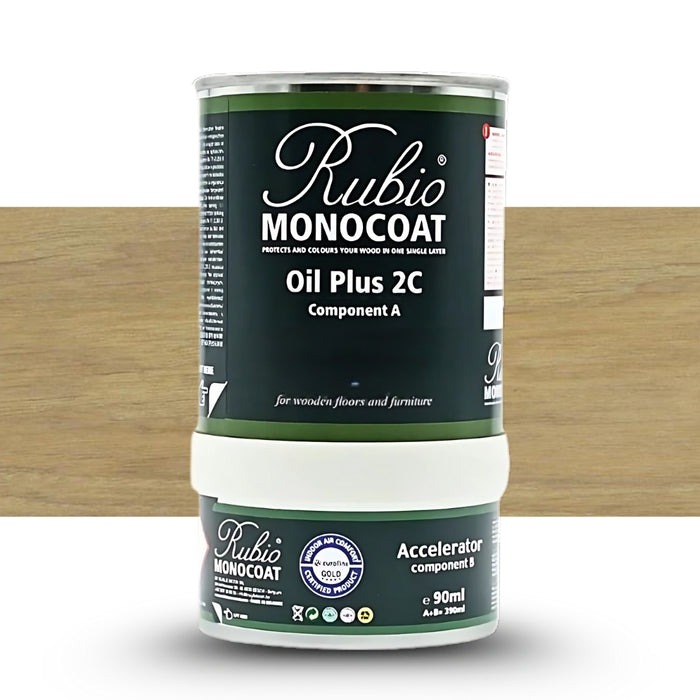 RUBIO MONOCOAT OIL + 2C - SET VANILLA 390ml 13-20 m²