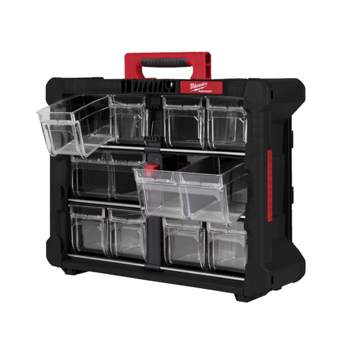 MILWAUKEE 4932498323 PACKOUT TIP BIN ORGANIZER (8-SMALL+ 2-LARGE)