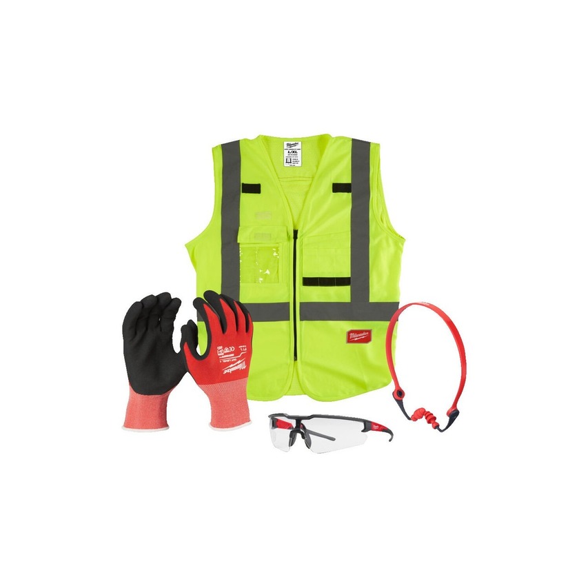 MILWAUKEE 4932492062 CONSTRUCTION PPE SAFETY KIT