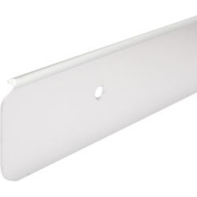 WORKTOP ALUMINIUM FINISH WHITE 4X60CM WITH HOLES R2 NEW