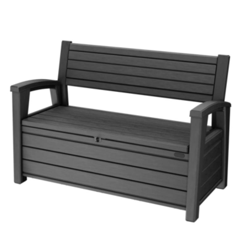 KETER HUDSON STORAGE BENCH 22L ANTHRACITE