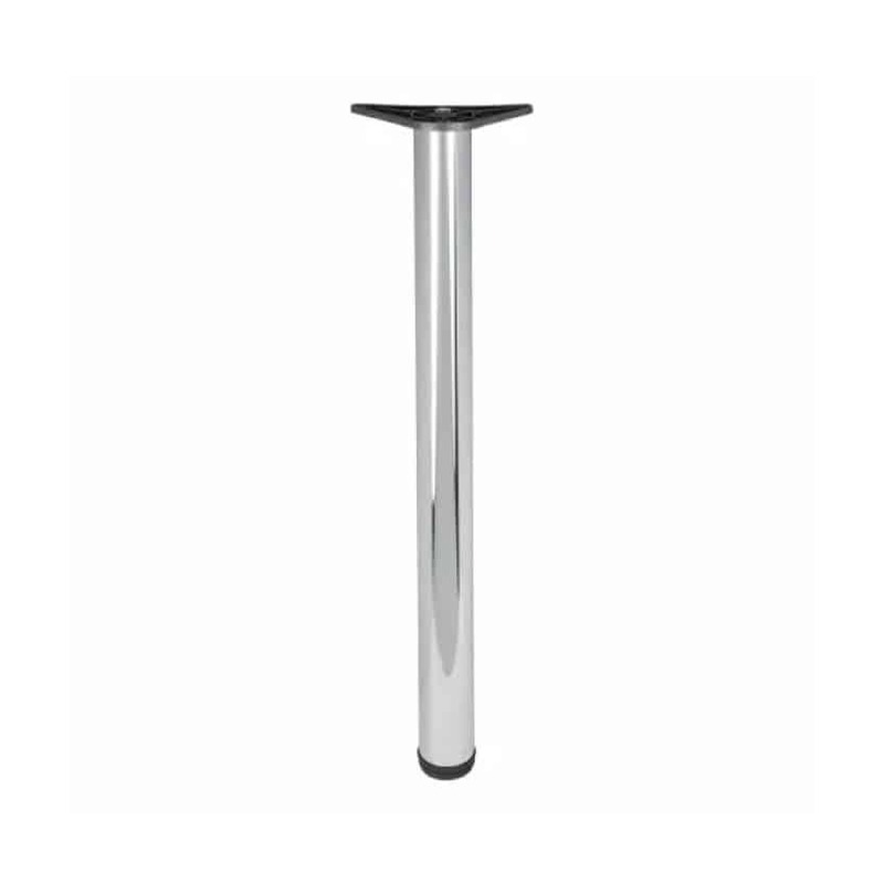 FURNITURE LEG  80X870MM NICKEL MAT