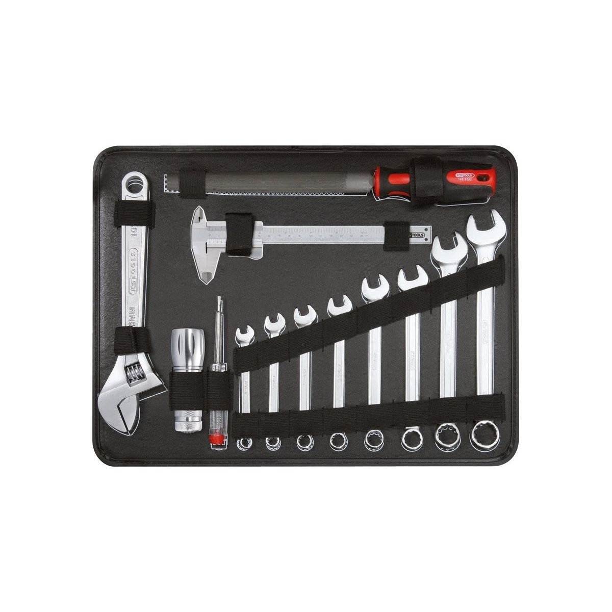 KS TOOLS 911.0727 SUPERLOCK UNI TOOL KIT, 127 PIECES, 1/4-INCH+1/2-INCH 6