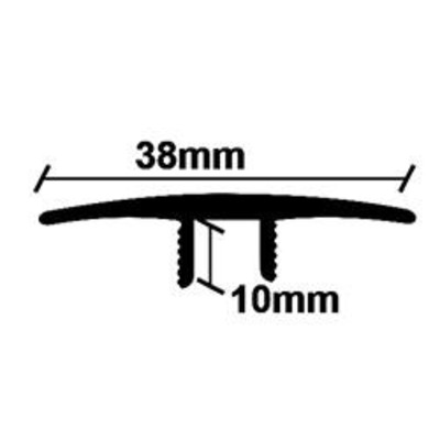 LAMINATE PROFILE LEVEL SILVER 38X2750MM