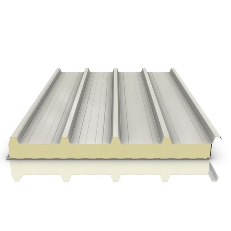 SANDWITCH ROOFING PANEL RAL9002 WHITE TRAPEZOIDAL 40MM