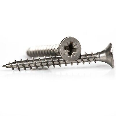 CHIPBOARD SCREW STAINLESS STEEL A2 5.0X60