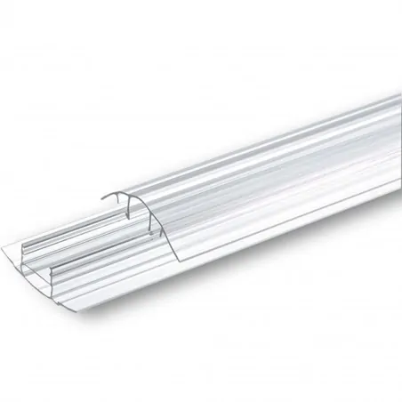 POLYCARBONATE CONNECTION PROFILE H 10MM 600CM