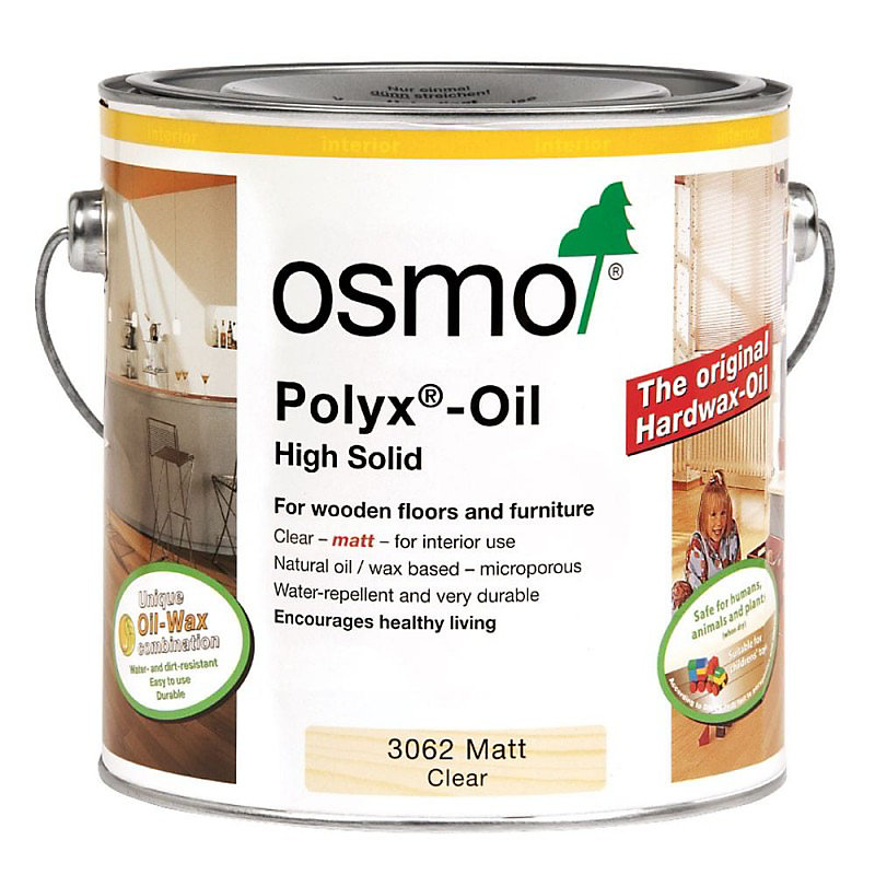 OSMO ORIGINAL POLYX-OIL CLEAR MATT 3062 2.5L