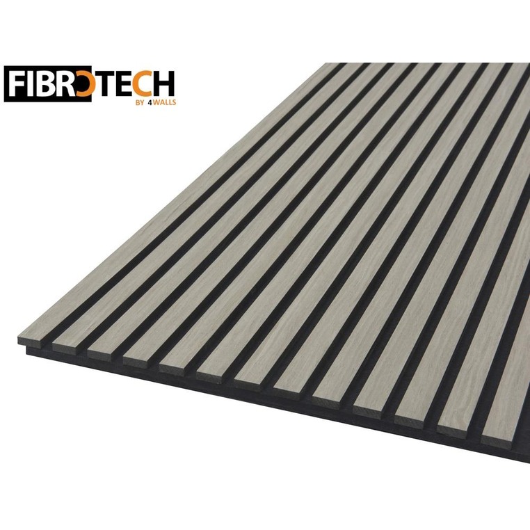 FIBROTECH 3D ACOUSTIC WALL PANEL GREY OAK
