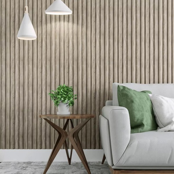 MDF 3D TWIX PANEL BEAT VINTAGE OAK 3