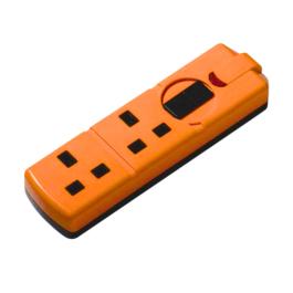 2 WAY UK HEAVY DUTY EXTENSION ORANGE