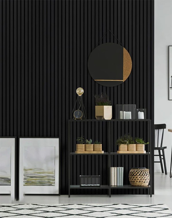 MDF 3D TWIX PANEL BEAT BLACK 3