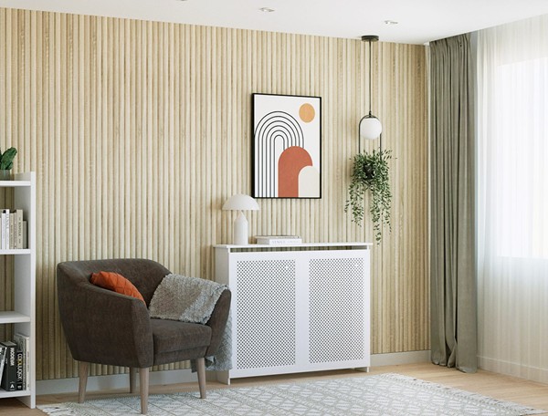 MDF 3D TWIX PANEL WAVE ST SONOMA OAK 3