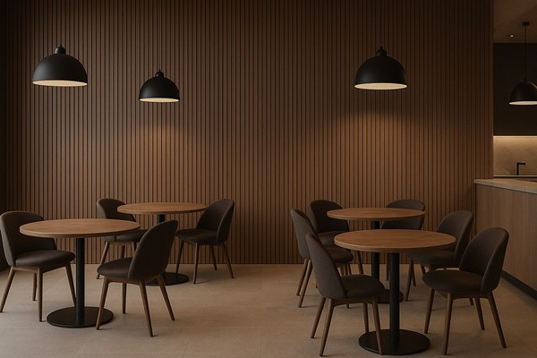 PS PANEL WITH 3D SLATS RESIDENCE CLASSIC OAK 3