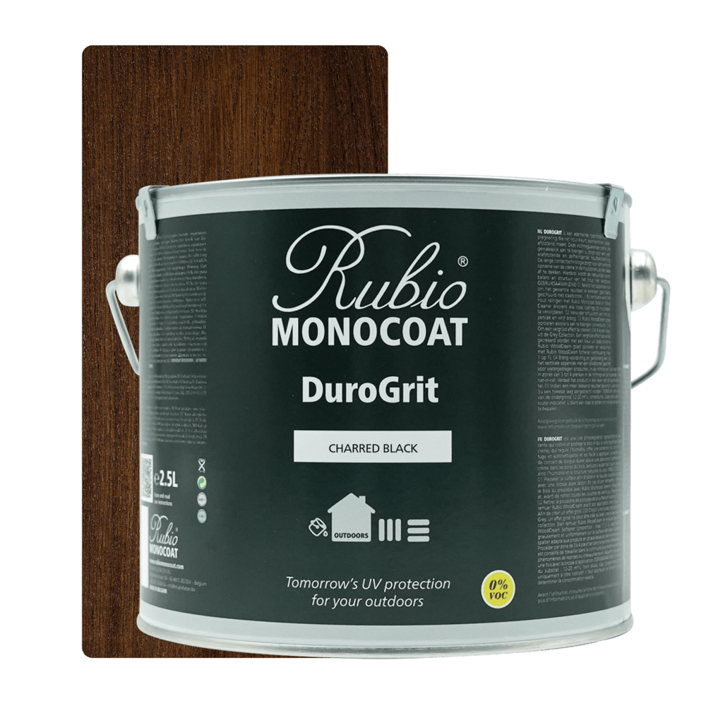 RUBIO MONOCOAT DUROGRIT CHARRED BLACK 2.5L