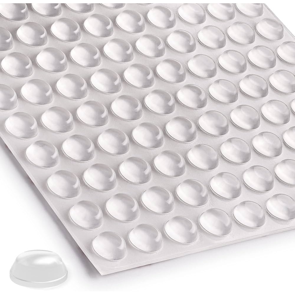 Silicone Cabinet Door Bumpers Round 10X2mm 100PCS