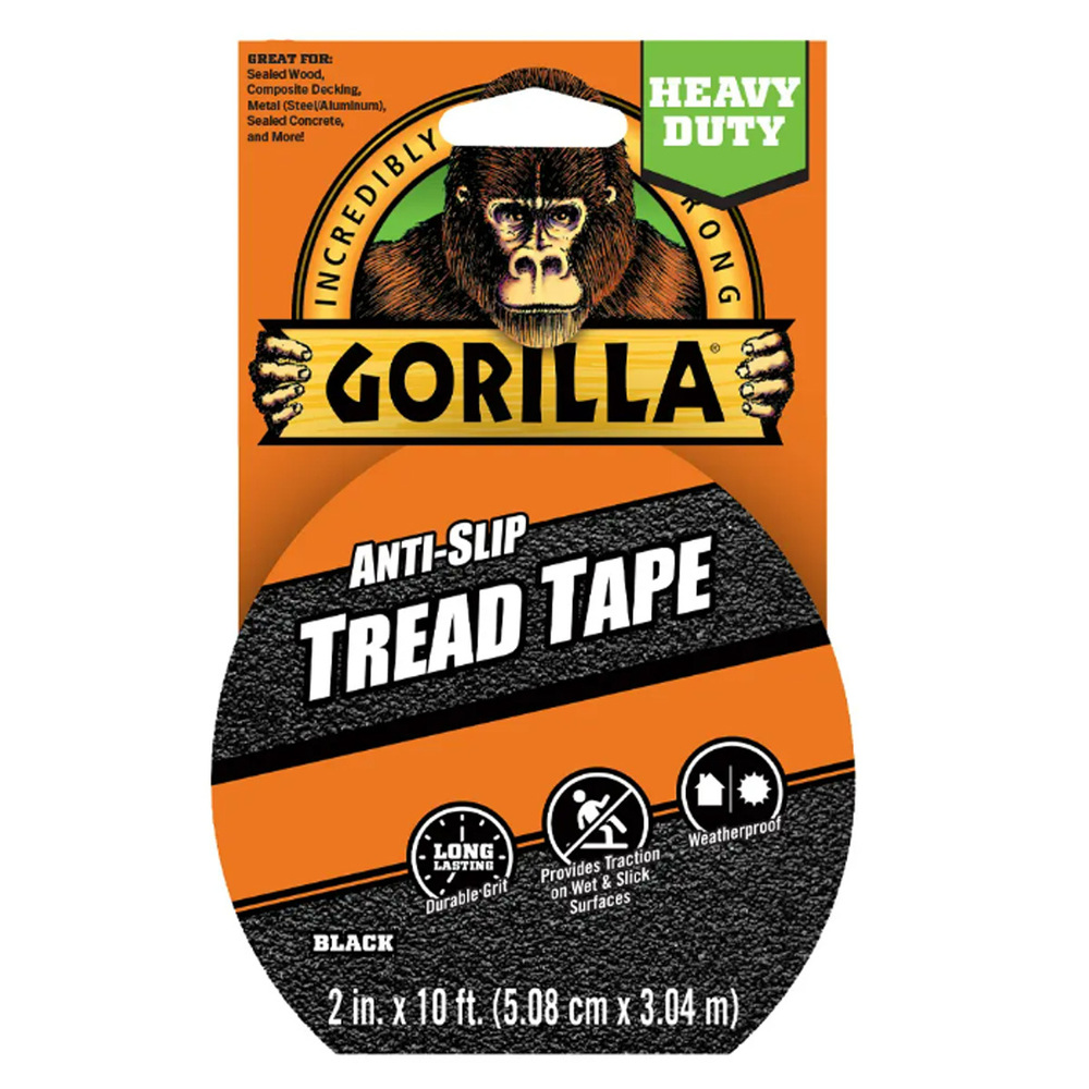 GORILLA TAPE-ANTI SLIP TREAD-BLACK 3M