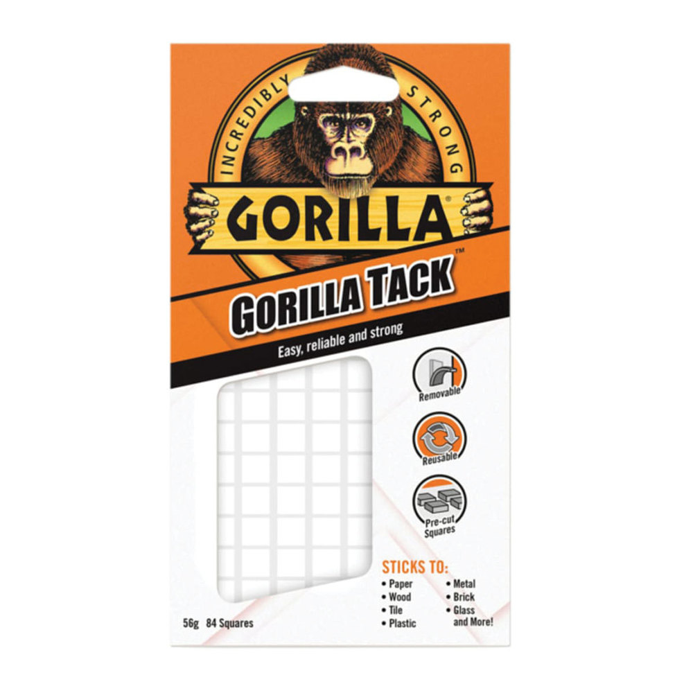 GORILLA TACK SQUARE 84PCS