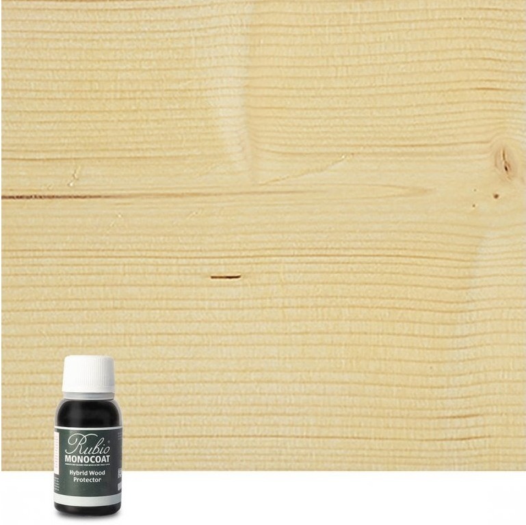 RUBIO MONOCOAT OIL HYBRID WOOD PROTECTOR, TC, PURE 100ml 3 m²