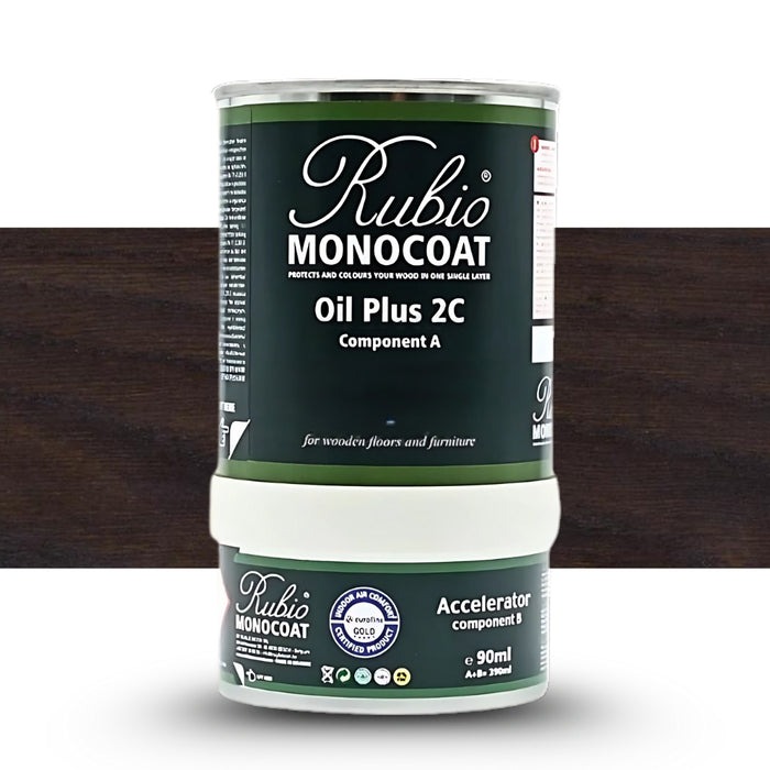 RUBIO MONOCOAT OIL + 2C - SET CHARCOAL 390ml 13-20 m²