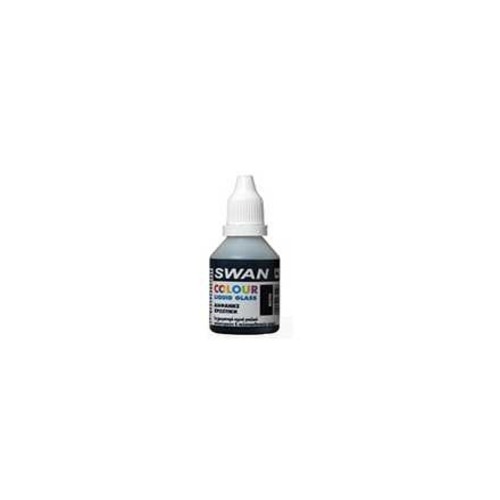 SWAN COLOUR LIQUID GLASS BLACK 30ml