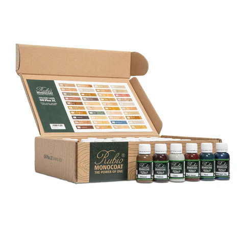 RUBIO MONOCOAT OIL + 2C - COMP A SET 40 COLOURS 20ml