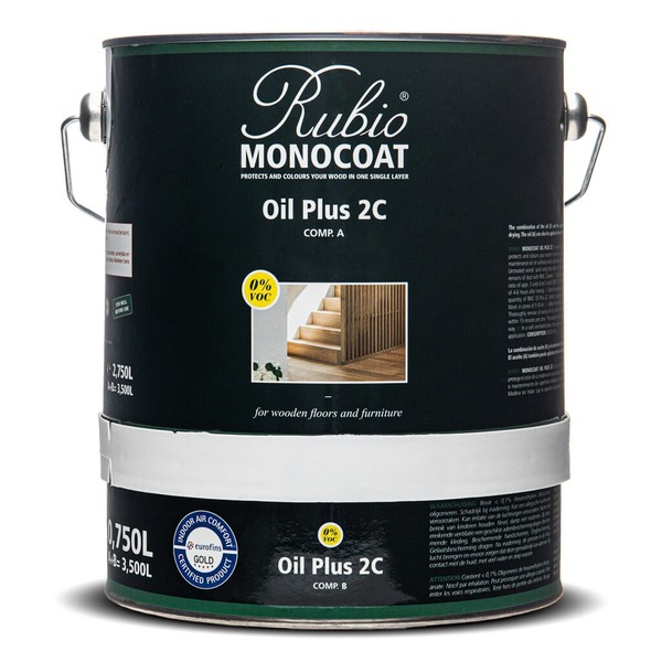 RUBIO MONOCOAT OIL + 2C SET PURE 3.5LT 105-175 m²