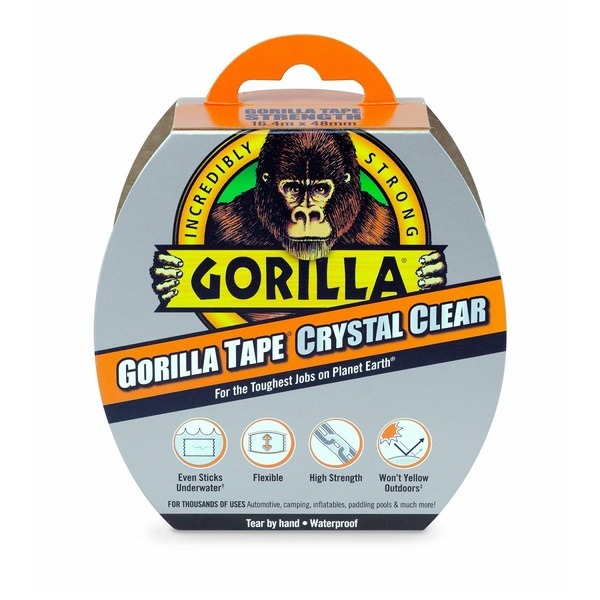 GORILLA CRYSTAL CLEAR TAPE 16.4M