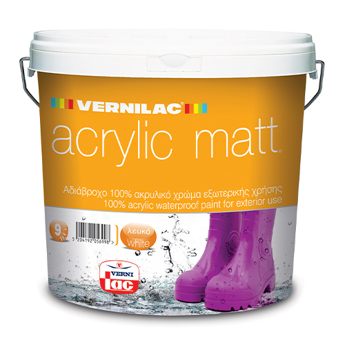 ACRYLIC MATT WHITE 9LT