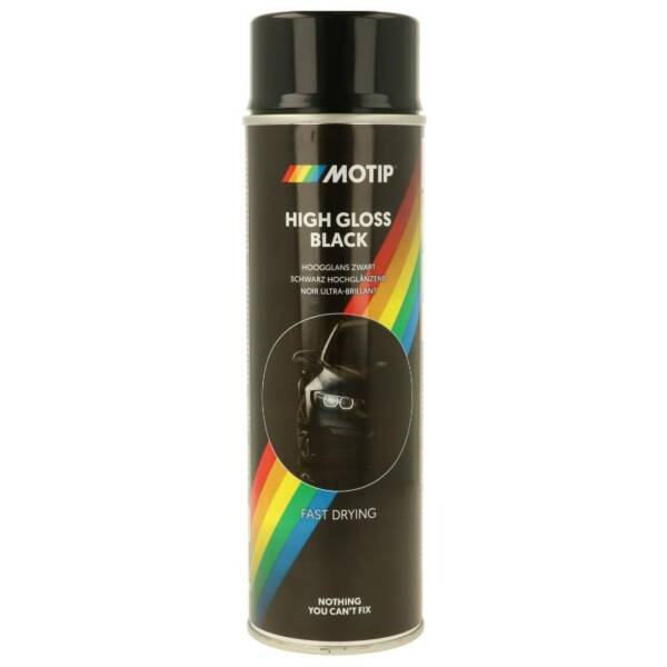 MOTIP SPRAY GLOSS BLACK 500ML