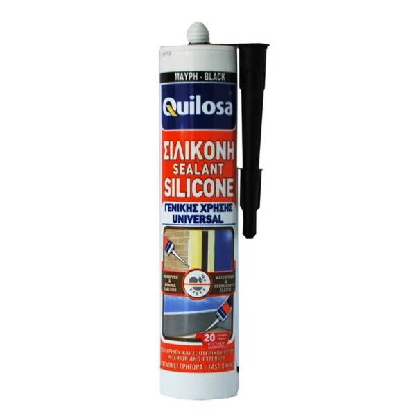QUI.A SEALANT SILICONE UNIVERSAL BLACK