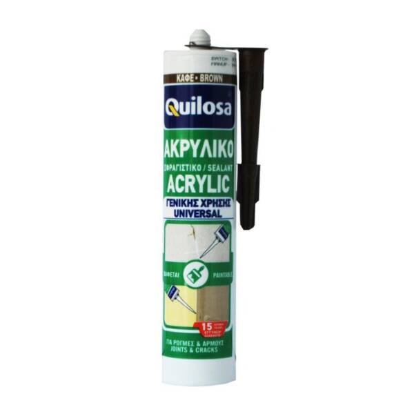 QUI.A SEALANT ACRYLIC UNIVERSAL BROWN