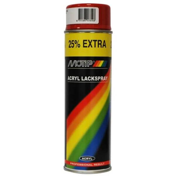 MOTIP SPRAY GLOSS RED 500ML
