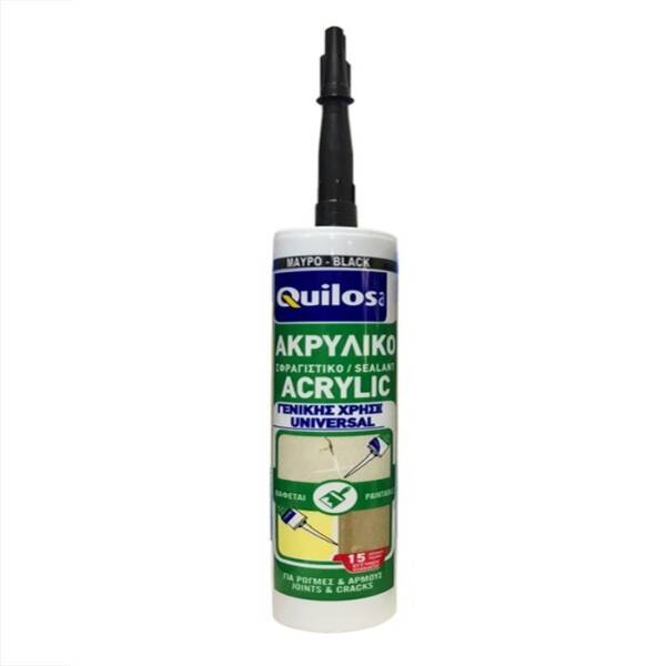 QUI.A SEALANT ACRYLIC UNIVERSAL BLACK