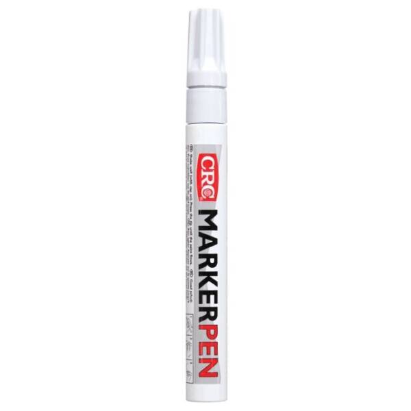 CRC MARKER PEN WHITE IND.