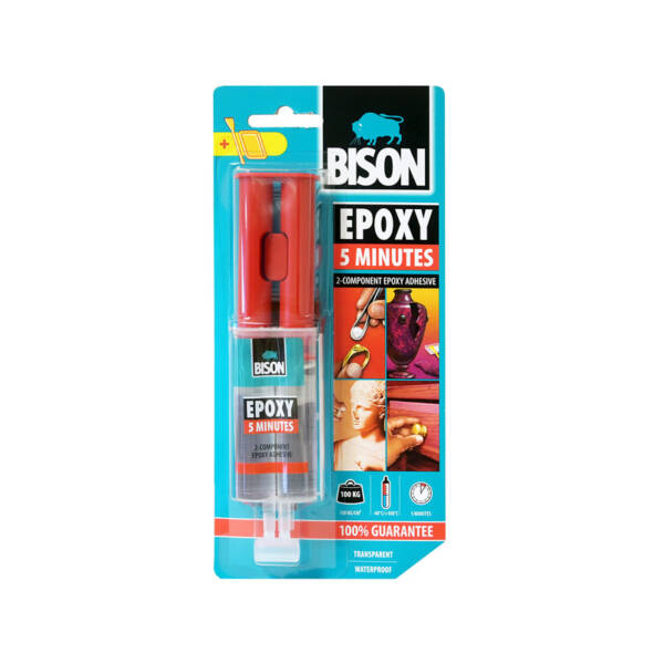 BISON EPOXY 5 MIN SYRINGE CARD