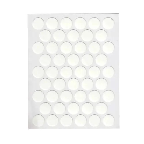 SELF-ADHESIVE SCREW HOLE STICKERS 50PCS WHITE SAND