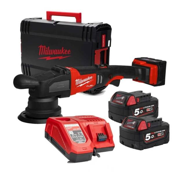 MILWAUKEE 4933478835 M18FROP15-502X M18 FUEL RANDOM ORBITAL POLISHER