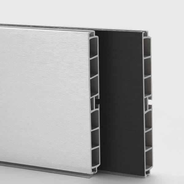 SKIRTING BOARD 10CM 4M NICKEL MAT