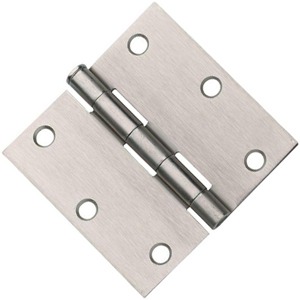BUTT HINGE 3.5X3.5'' 2BB N/M SQUARE