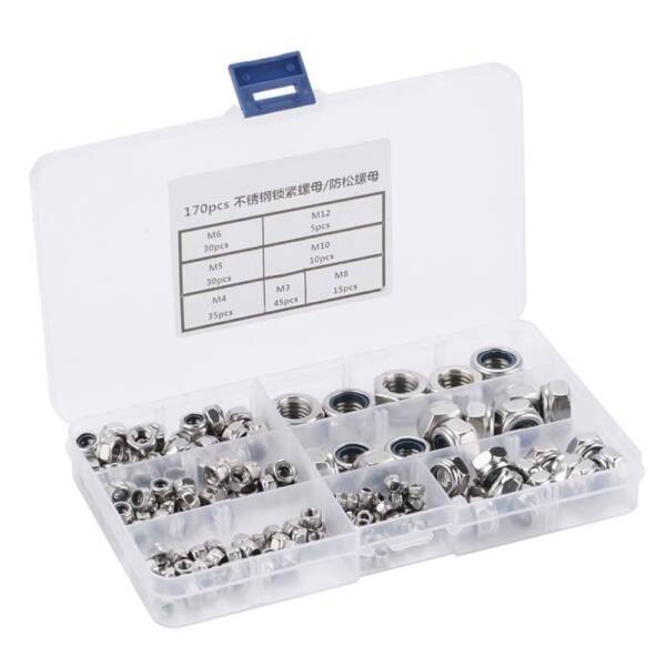 MAXIFIX 100PCS LOCK NUT ASSORTMENT