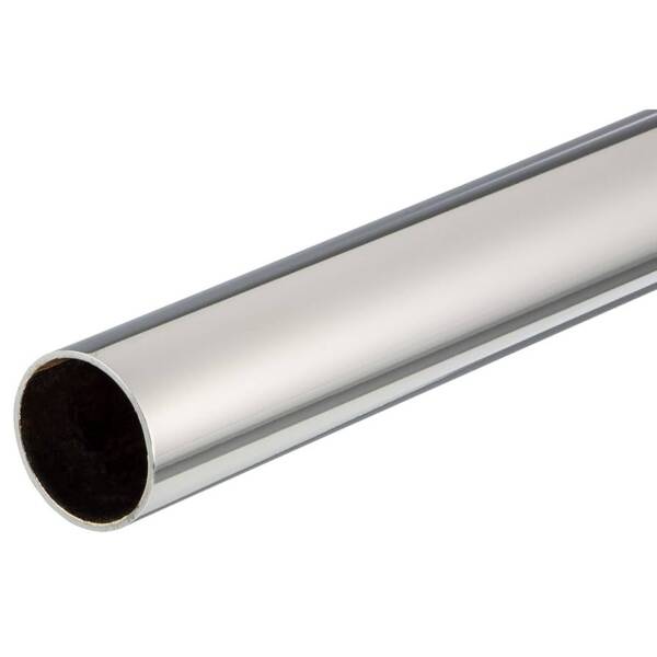 WARDROBE TUBE NICKEL 25MM 3M