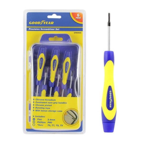 PRECISON SCREWDRIVER SET 6PCS
