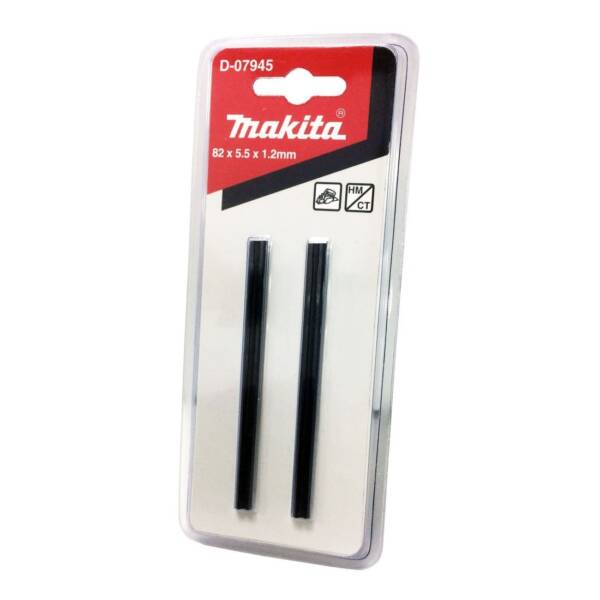 MAKITA D-07945 REVERSIBLE TCT 82MM PLANER BLADES TWIN PACK