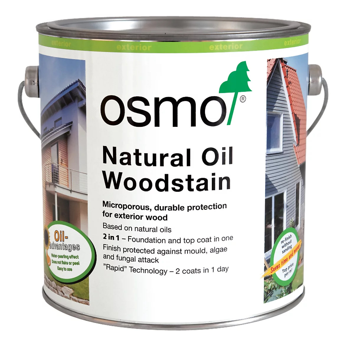 OSMO NATURAL OIL WOODSTAIN WALNUT 707 2.5L