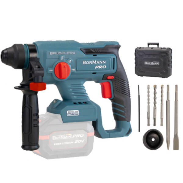 BORMANN BBP5300 BRUSHLESS CORDLESS DEMOLITION HAMMER 20V SDS-PLUS 12J SOLO