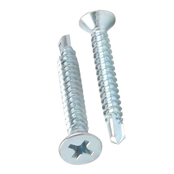 STEEL TAPPING SCREWS FLAT HEAD DRILL 4.8X25MM 200PCS